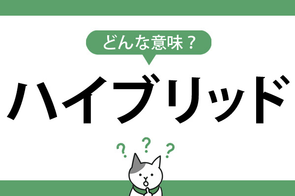 「ハイブリッド」ってどんな意味？