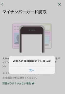 本人確認をする