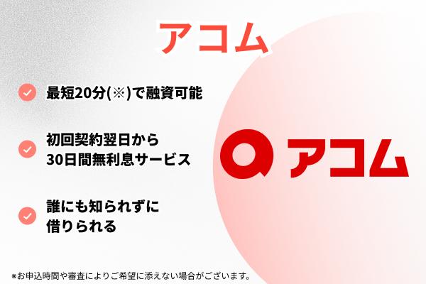 アコム消費者金融