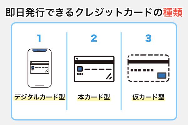 即日発行できるクレジットカード16選